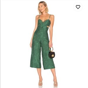 x REVOLVE Jumpsuit in Emerald Green Houseof Harlow